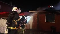 Edirne'de korkutan ev yangını