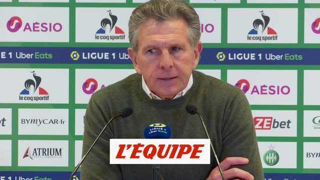 Puel : «La marche était trop haute» - Foot - L1 - St-Etienne
