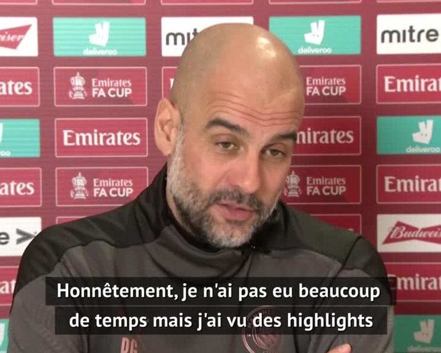 Quarts - Guardiola : "Les chiffres d'Erling Haaland parlent d'eux-mêmes"
