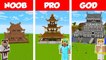 Minecraft NOOB vs PRO vs GOD- JAPANESE HOUSE BUILD CHALLENGE in Minecraft _ Animation