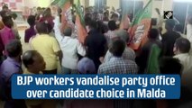 Watch: BJP workers vandalise party office over candidate choice in Malda