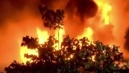 Massive fire breaks out at printing factory in Ahmedabad