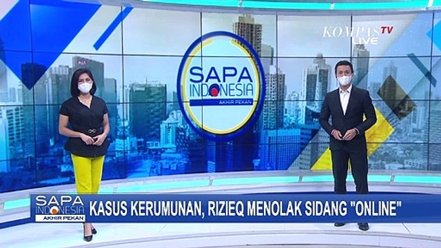 Kasus Kerumunan, Rizieq Shihab Tolak Sidang Online