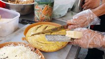 Martabak Cirebon. Martabak Manis Pisang Keju Cirebon. Dengan isian parutan keju berlimpah.