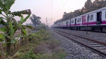Howrah to Katwa EMU Local Train skipping Balagarh- Eastern Railway __ Eastern Railways