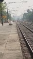 Loudly Honking Goods carrier freight train skipping Balagarh Station __ Indian Railway