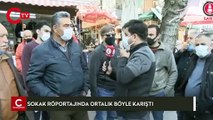 Sokak röportajında olay! Ortalık böyle karıştı