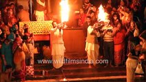 Maha Aarti on Shivratri at Haridwar Kumbh Mela - Thousands flout Covid norms in India