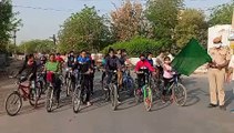 श्रद्धेय कुलिश जयंती पर निकली बालिका साइकिल रैली