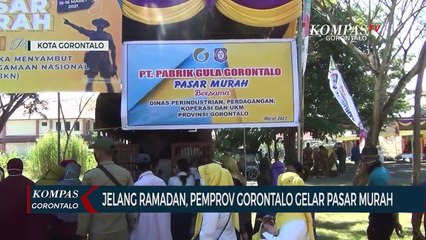 Jelang Ramadan,Pemprov Gorontalo Gelar Pasar Murah