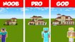 Minecraft NOOB vs PRO vs GOD- ITALIAN HOUSE BUILD CHALLENGE in Minecraft _ Animation