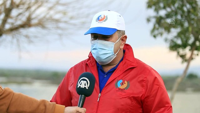 HATAY - Volkanik Haydarlar Gölü göçmen kuşlara ev sahipliği yapıyor