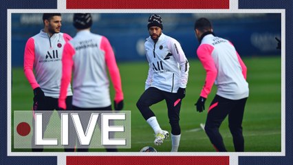 Replay : Entrainement avant Olympique Lyonnais - Paris Saint-Germain