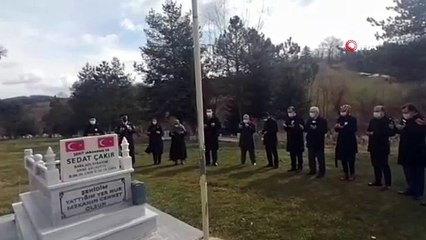 Doğum gününde şehit olan Sedat Çakır mezarı başında anıldı