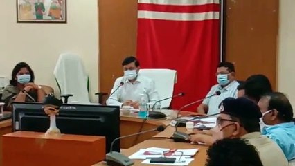 शाजापुर में कलेक्ट्रेट कार्यालय में कोराना को लेकर धर्मगुरु की बैठक संपन्न
