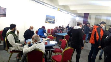 Manisa'da depoda kumar oynayanlara suçüstü