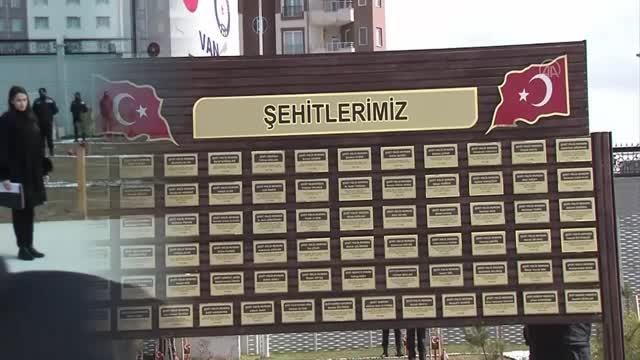 Son Dakika | Van İl Emniyet Müdürlüğü Şehitler Bahçesi oluşturdu