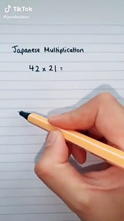 Japanese Multiplication