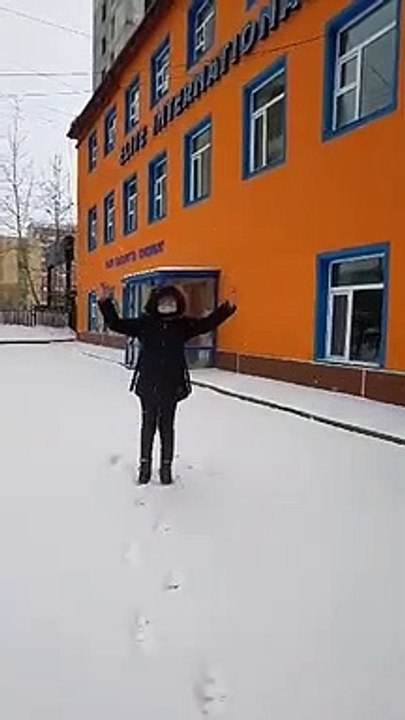 my first snow
