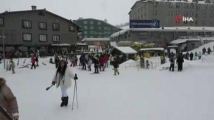 Ne sis ne de kar yağışı onlara engel olamadı