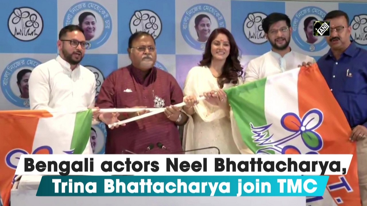 Bengali actors Neel Bhattacharya, Trina Bhattacharya join TMC