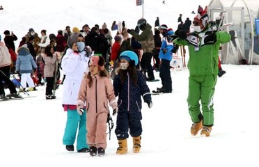 - Erciyes'te hafta sonu yoğunluğu