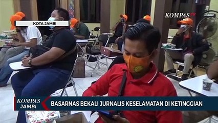 Basarnas Bekali Jurnalis Keselamatan di Ketinggian