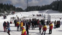 BOLU - Kayaklı Koşu FIS Balkan Kupası yarışmaları yapıldı