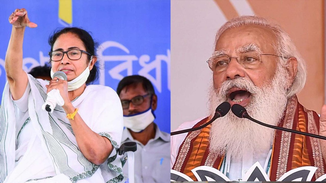 PM Modi attacks TMC, Mamata calls BJP a party of liars