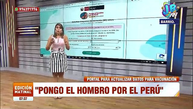 Alicia Retto explica la nueva plataforma de vacunacion contra Covid-19 para adultos mayores del Ministerio de Salud