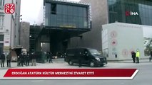 Cumhurbaşkanı Recep Tayyip Erdoğan, Taksim’de yapımı devam eden Atatürk Kültür Merkezi’ndeki çalışmaları incelemek için alana geldi.