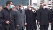 Cumhurbaşkanı Erdoğan'dan AKM ve Taksim Camii'ne ziyaret