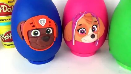 masse parade industri Discovering 6 Paw Patrol Play-doh Surprise Eggs - video Dailymotion