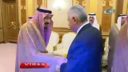 Başbakan Yıldırım, Kral Selman ile bir araya geldi