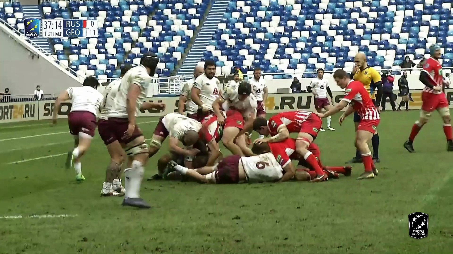 Highlights Russia Georgia Rugby Europe Championship 2021 Video Dailymotion