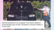 Kourtney Kardashian : Tee-shirt très provocateur pour un dîner en amoureux avec Travis Barker