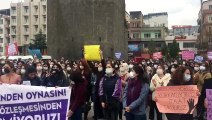Kadınlar Dağkapı Meydanı’ndan seslendi: İstanbul Sözleşmesi'nden ve haklarımızdan vazgeçmiyoruz