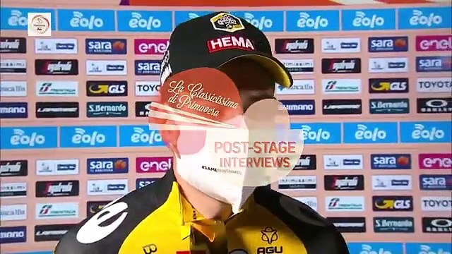 Milan-SAn Remo 2021 - Wout Van Aert : It was hard for me to chase because I didn’t want to waste my chances in the sprint