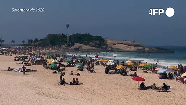 RJ: praias vazias para frear infecções