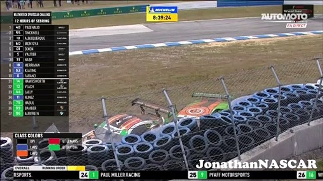 Perera, Johnson Big Crash Sebring 12 Hours 2021 IMSA