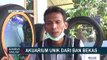 Kreatif! Pria Di Klaten Ciptakan Akuarium Unik dari Bahan Ban Bekas