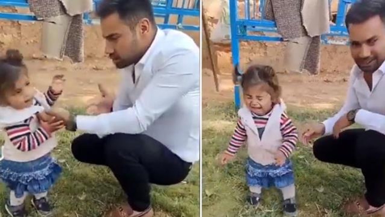 Minik çocuğa şiddet görüntüleri sosyal medyayı ayağa