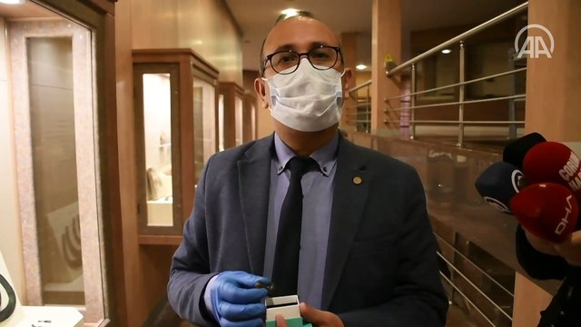 Tarlada bulunan 3 bin 500 yıllık Hitit mührü Çorum Müzesinde sergilenecek