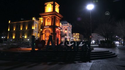 AKSARAY - Sokağa çıkma kısıtlaması başladı