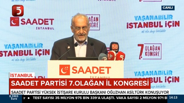 Oğuzhan Asiltürk, Saadet İstanbul 7. Olağan Kongresi'nde Konuştu - 20.03.2021