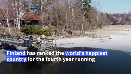 Fins crowned world's happiest for 4th consecutive year