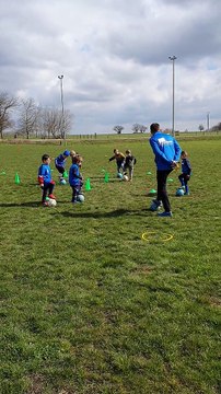 Samedi 20 mars entraînement de école de foot EJVT pitchouns
