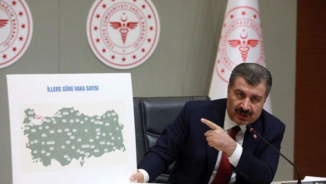 Son Dakika: Sağlık Bakanı Koca, 13-19 Mart arasında illere göre her 100 bin kişide görülen vaka sayılarını açıkladı