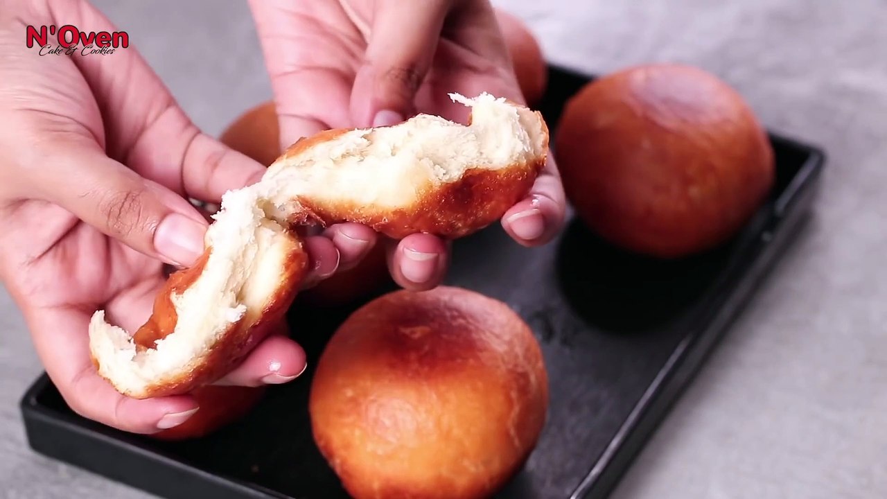 FRIED BUN RECIPE - EGGLESS & WITHOUT OVEN - BUN RECIPE - FRIED BREAD - SOFT & SPONGE FRIED BUN