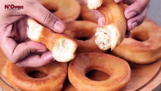 NO YEAST DONUTS RECIPE - FLUFFY DONUTS WITHOUT EGGS & YEAST - EASY DONUT RECIPE
